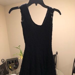 Black laced dress